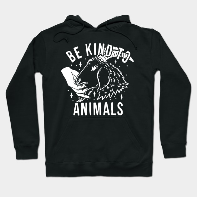 Be Kind to Animals Hoodie by Dustin Wyatt Design